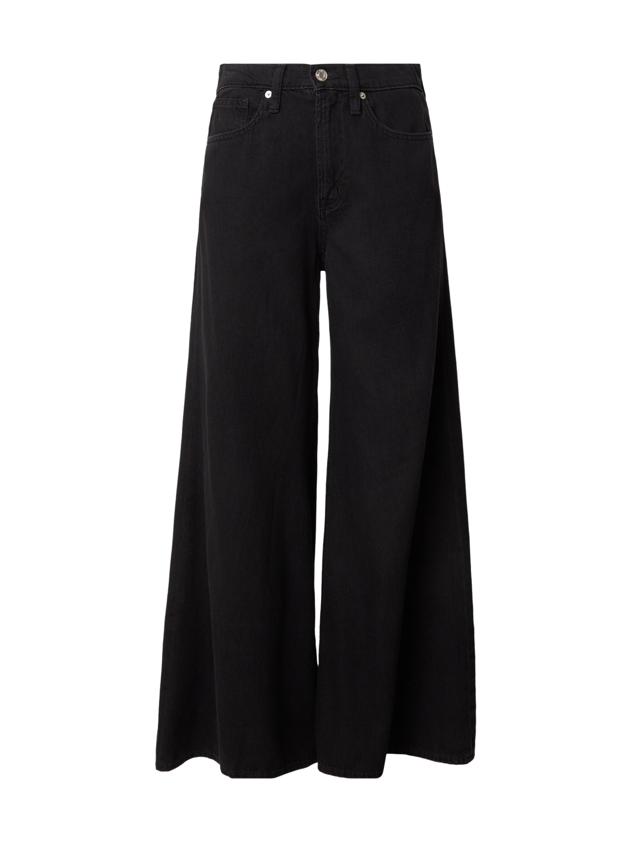 GAP Wide Leg Jeans in Schwarz: Vorderseite