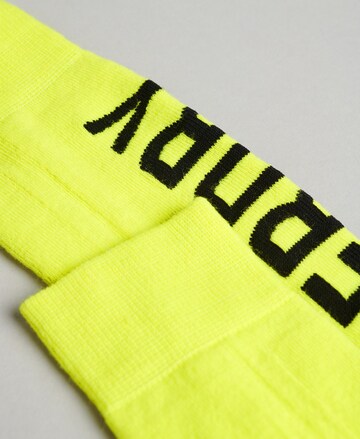 Superdry Athletic Socks in Yellow