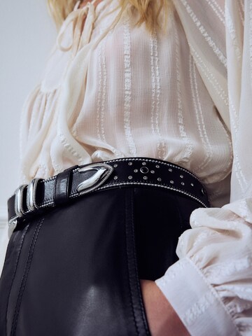 Ceinture Next en noir : devant