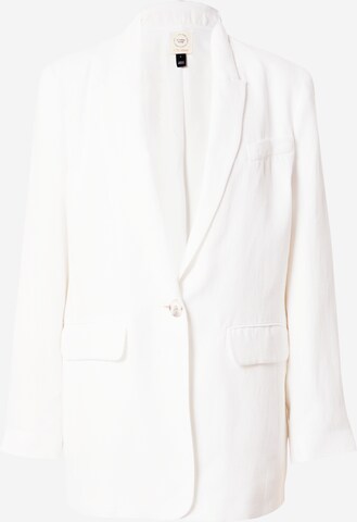 Blazer River Island en blanc : devant