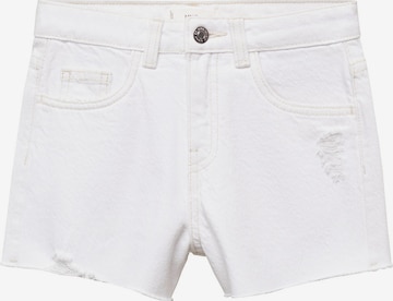 MANGO KIDS Jeans 'ISA' i hvid: forside