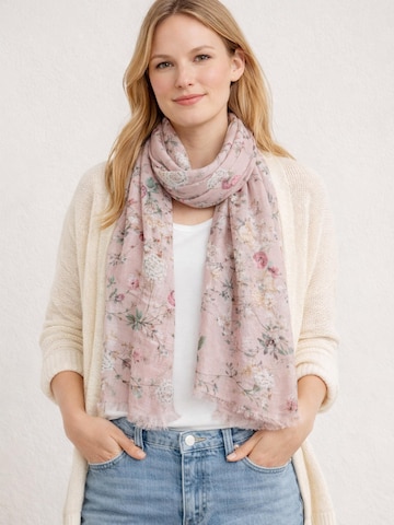 COLLEZIONE ALESSANDRO Scarf 'Flora' in Pink: front