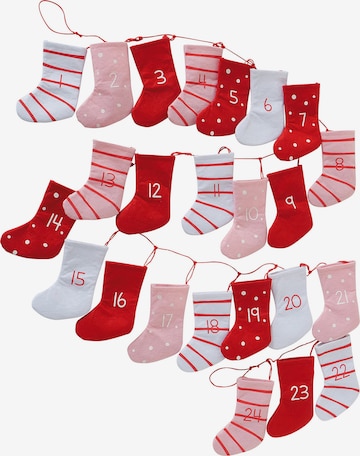 BOLTZE Adventskalender 'Socke' in Pink: predná strana