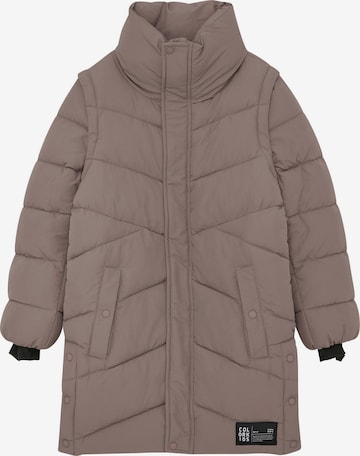 Giacca invernale di COLOR KIDS in grigio: frontale