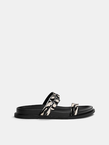 Pull&Bear Pantolette in Mischfarben