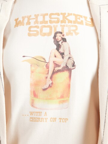T-shirt 'VINTAGE GIRL' GUESS en beige