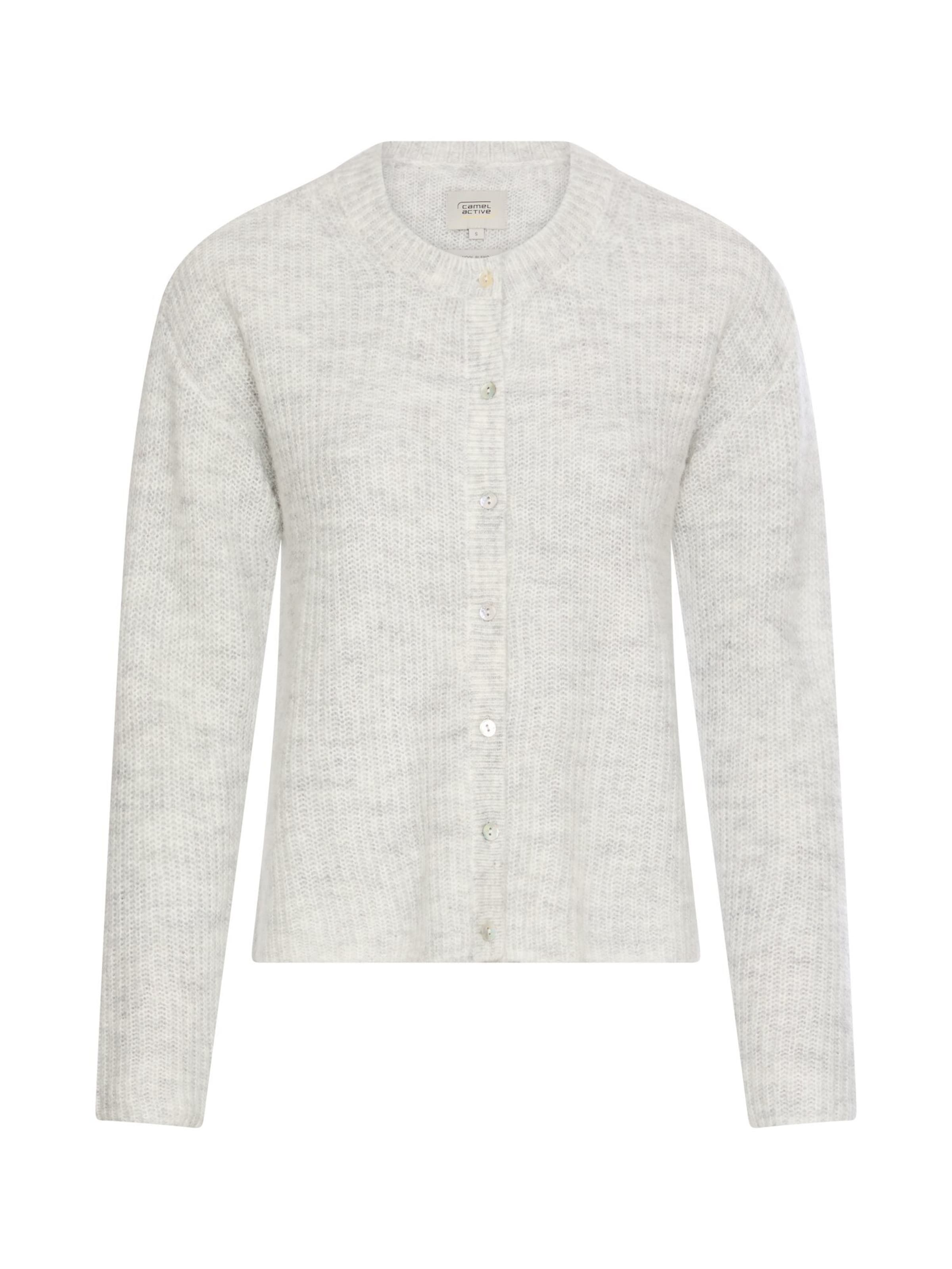 CAMEL ACTIVE Knit Cardigan in Grey: front