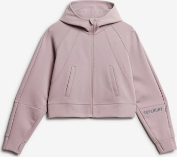 Superdry Sportjacke in Lila: predná strana