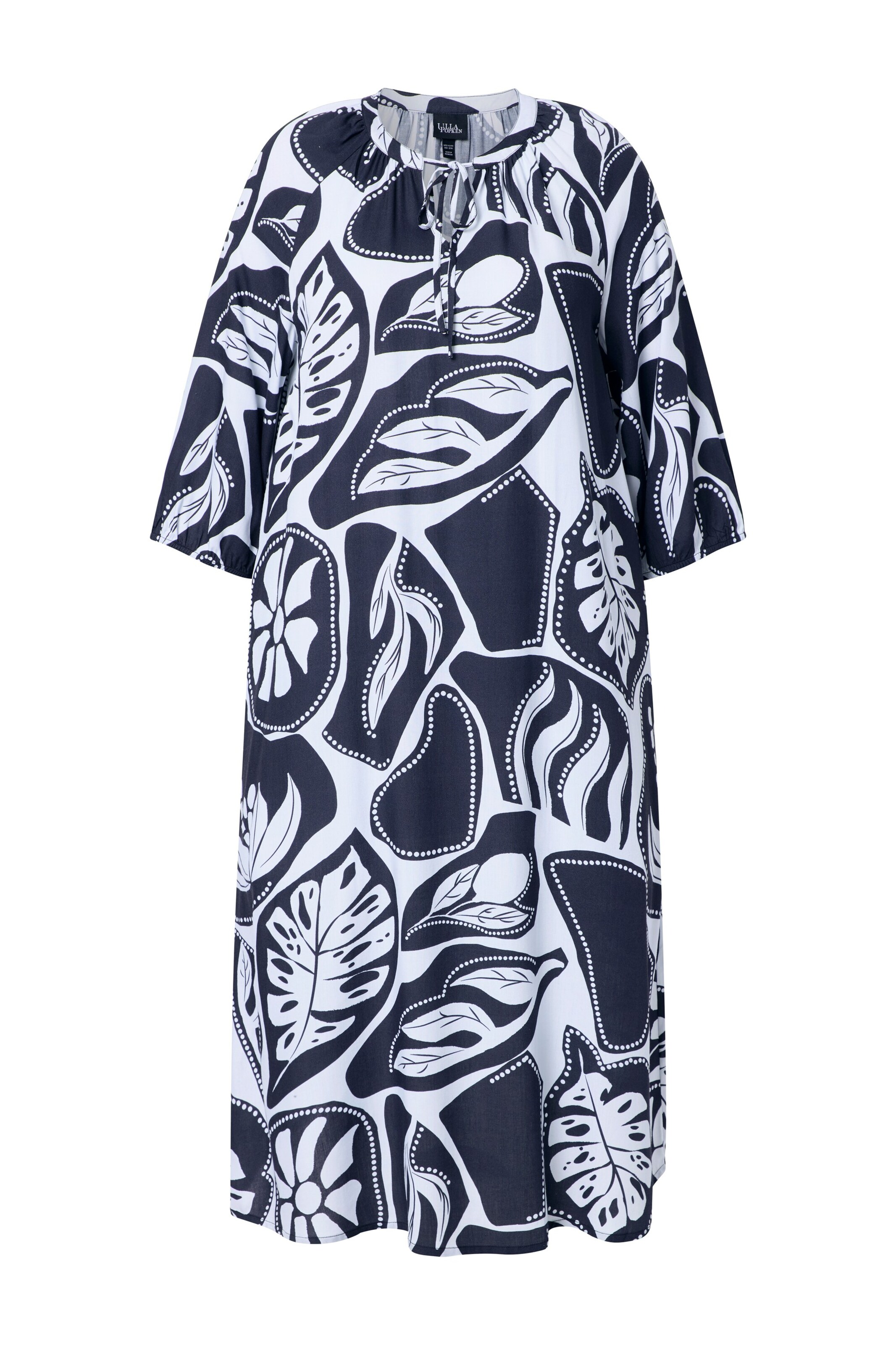 Ulla Popken Kleid in Schwarz: Vorderseite