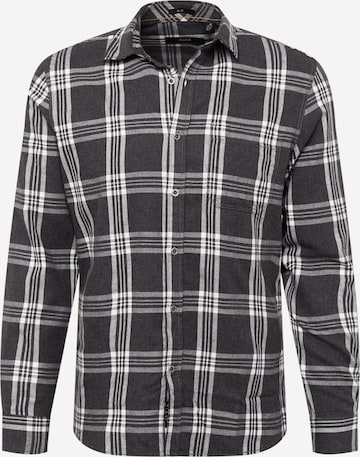 Mavi Button Up Shirt in Grey: front