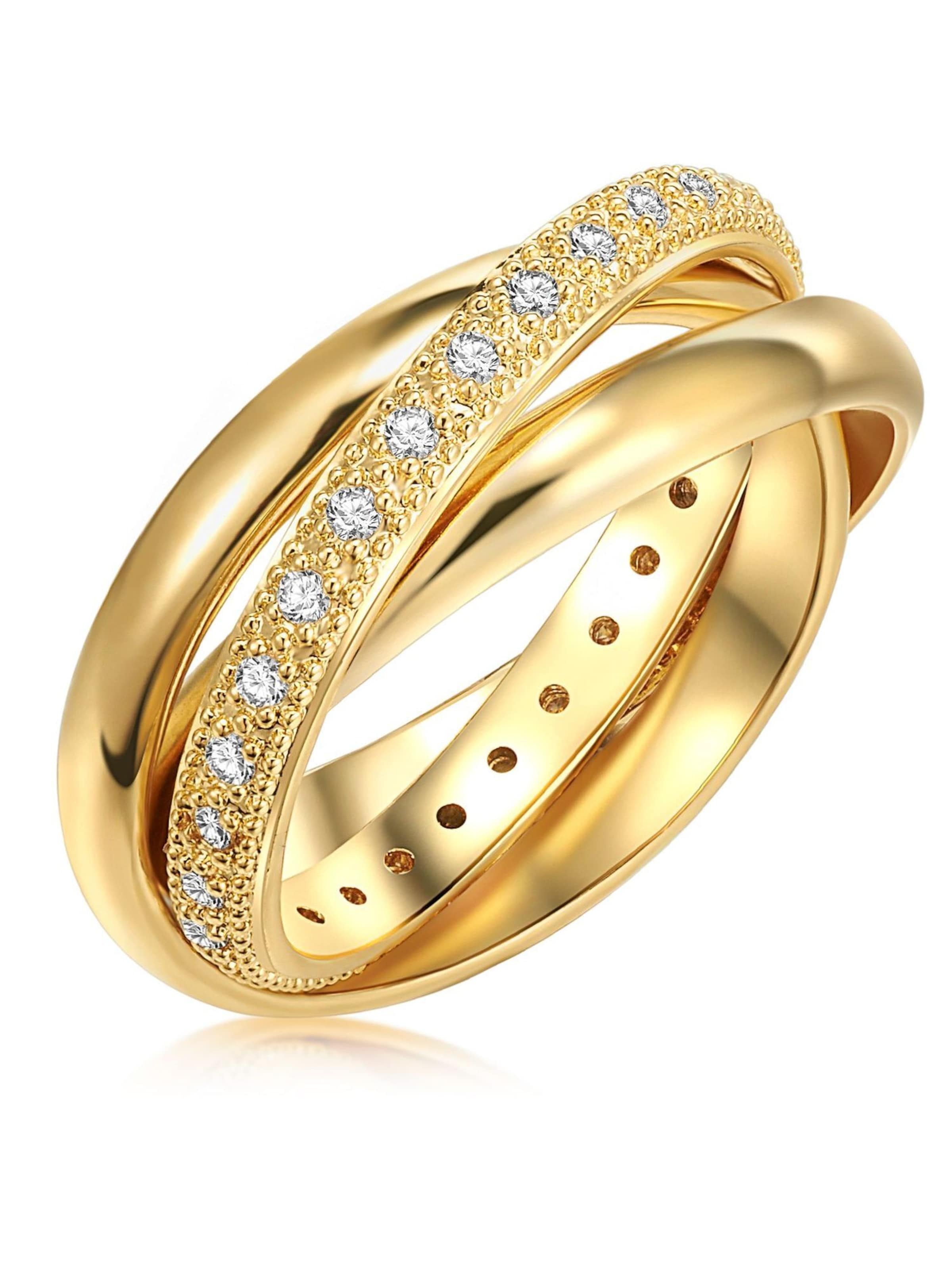 LULU - Solid Gold Ring, White Diamonds | Danai Giannelli