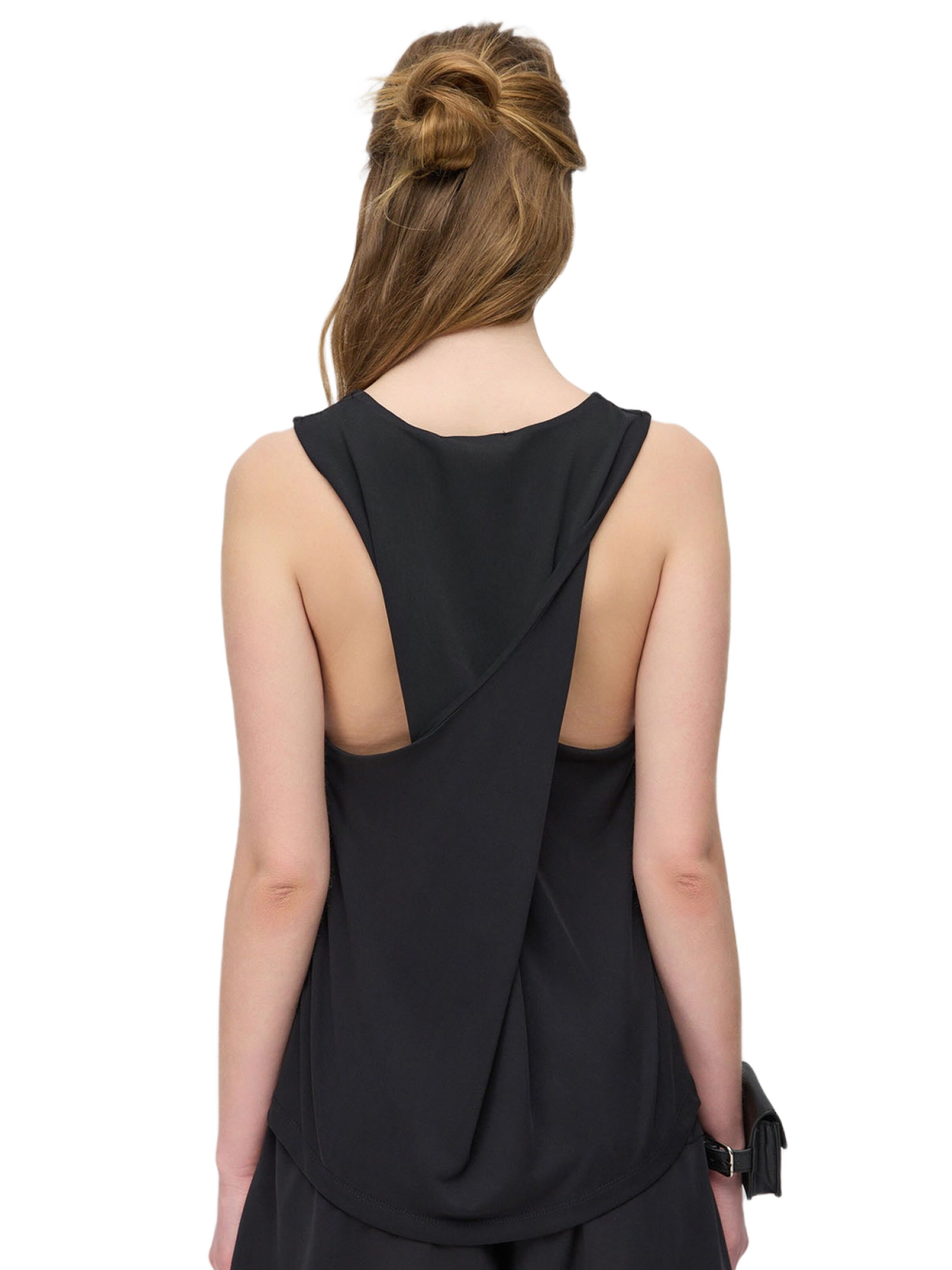 No Matter What Top in Zwart