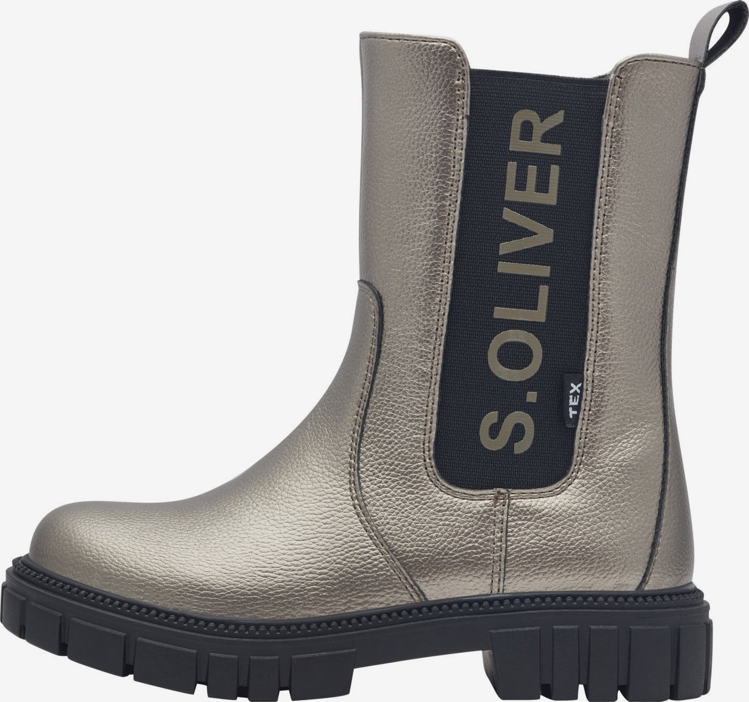 s.Oliver Dames Lace Boot Flat 5-25223-43 enkellaarzen, taupe, 40 EU
