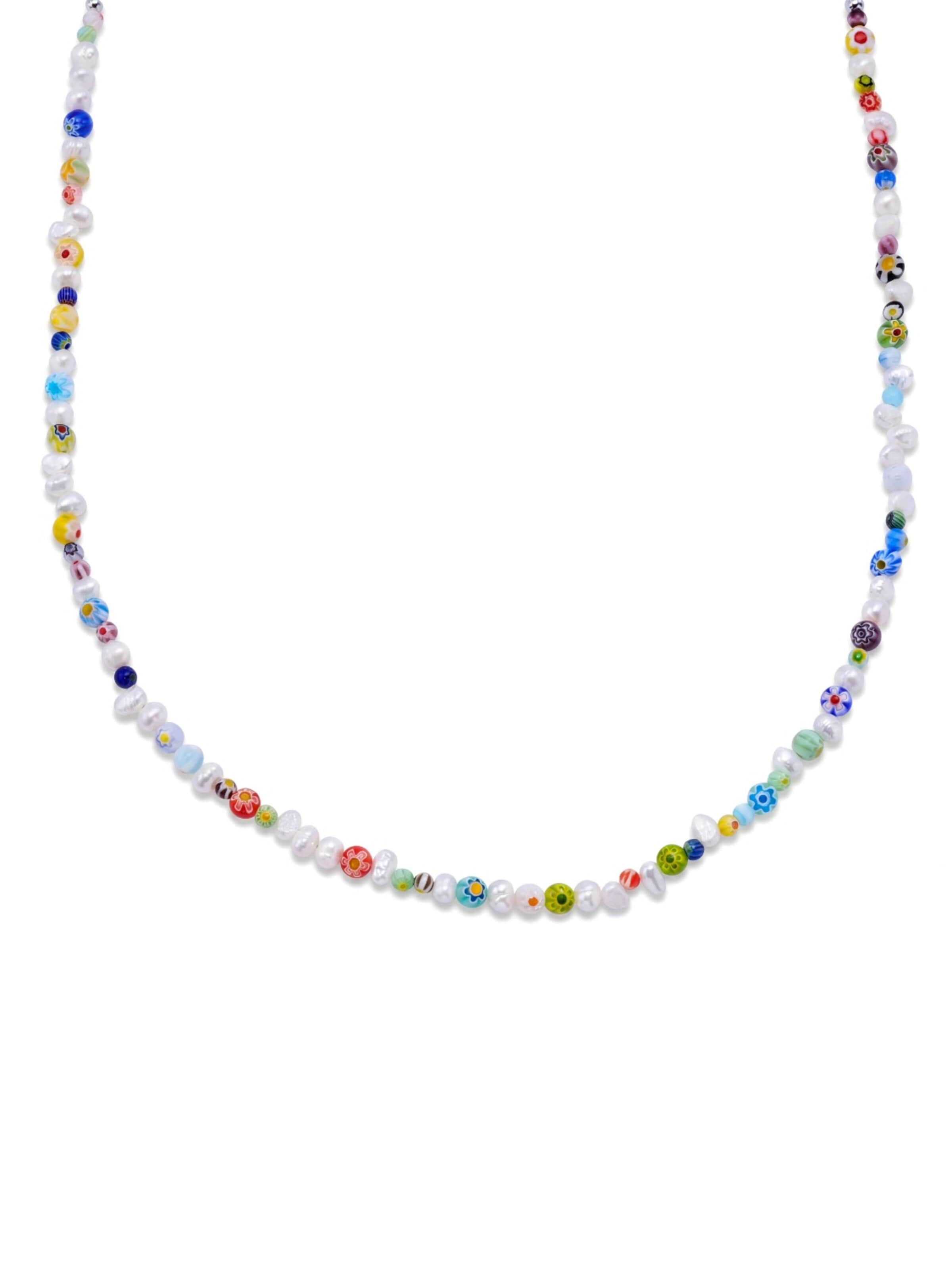 Otsu Ketting 'Pearlmania' in Groen: voorkant