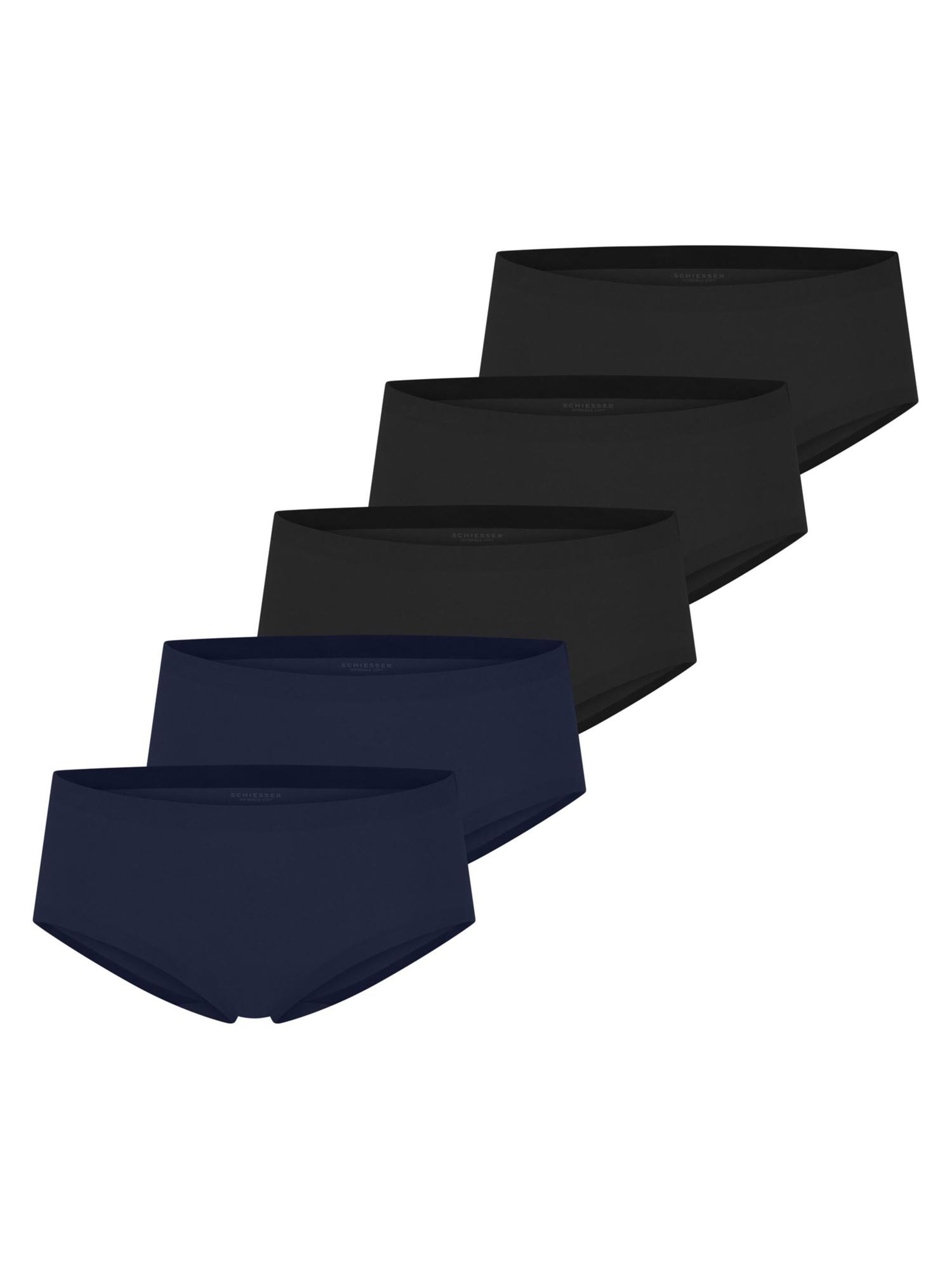 SCHIESSER Panty 'Invisible Cotton' in Blue: front