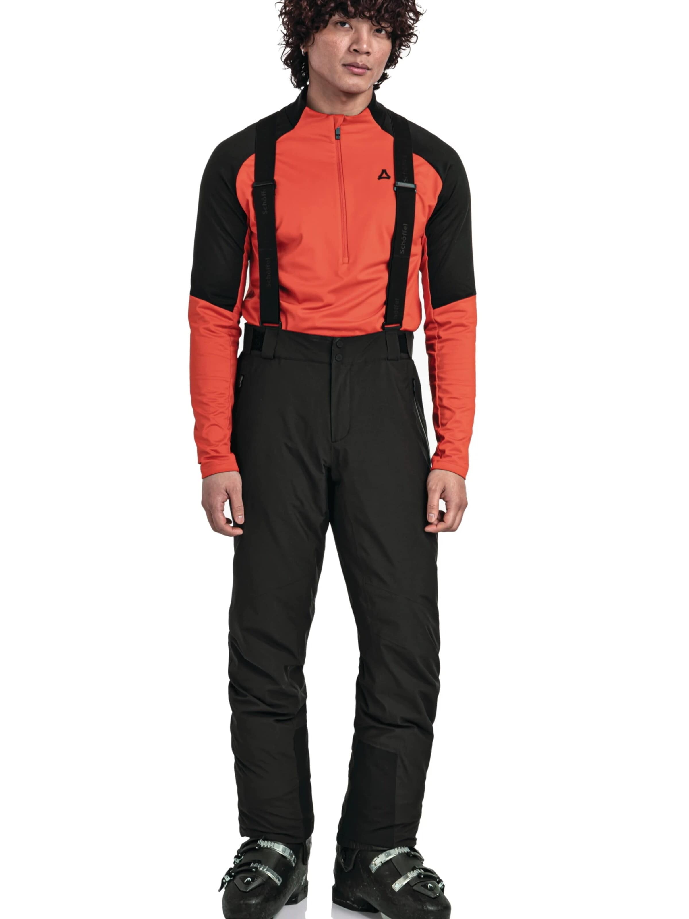 Schöffel Regular Outdoor Pants in Black: front