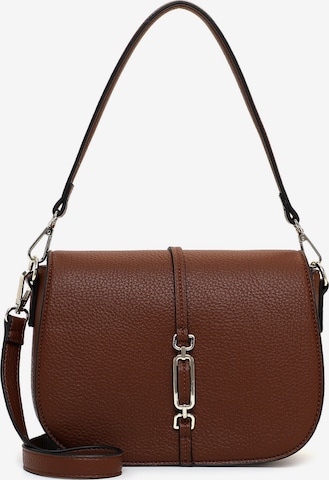Emily & Noah Crossbody Bag 'E&N Lewe' in Brown: front
