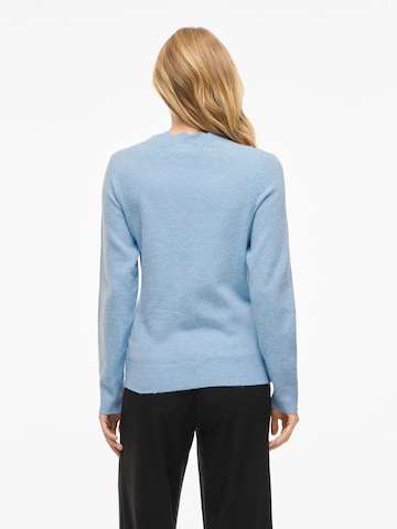 VILA Sweater 'NIKOLINA' in Blue