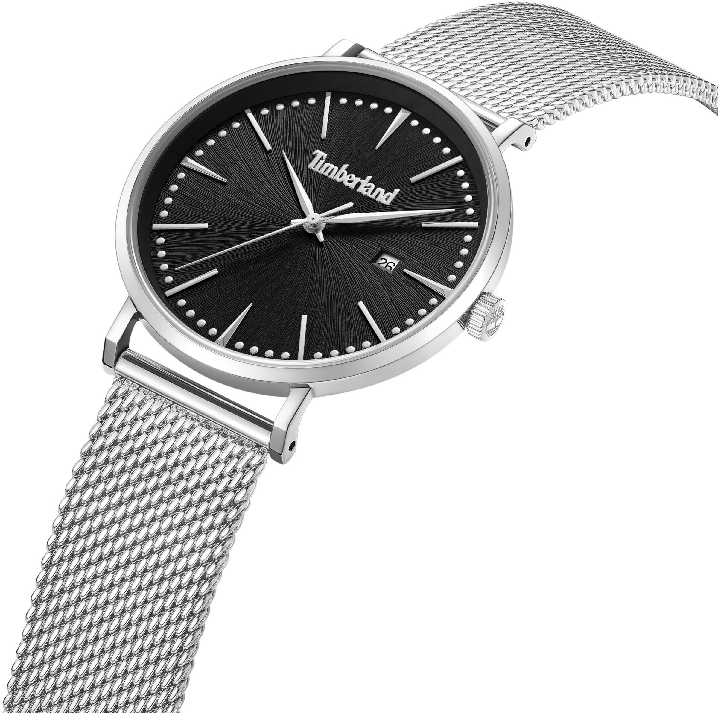 TIMBERLAND Analoog horloge 'Ripton' in Zilver