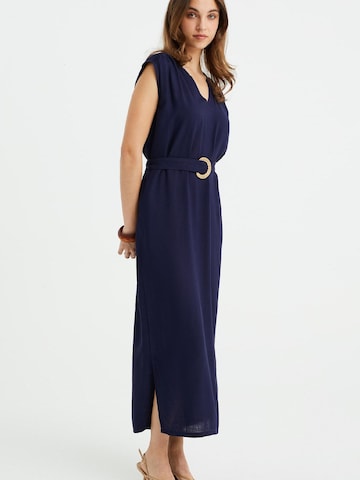 Robe WE Fashion en bleu : devant