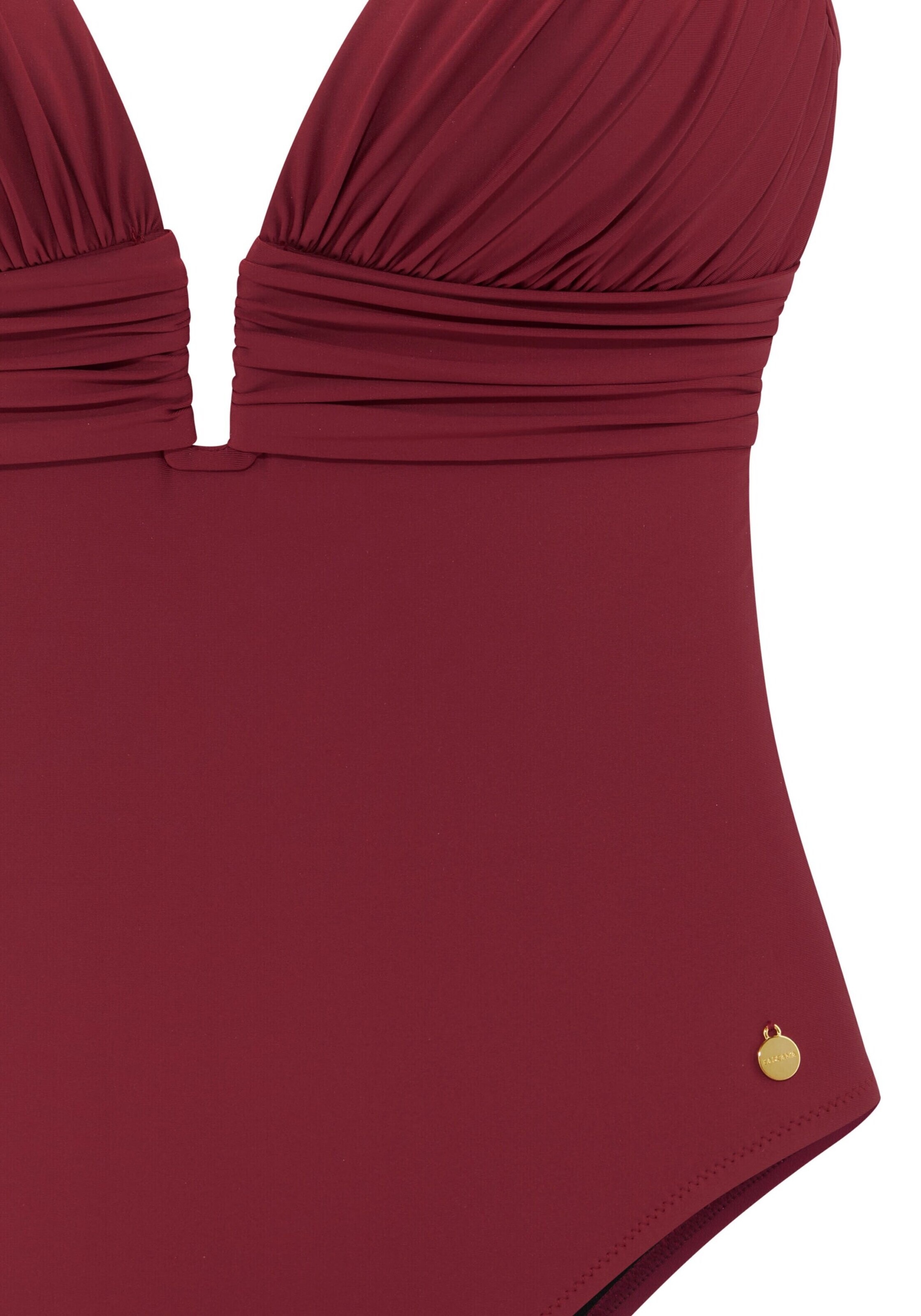 LASCANA Badeanzug in Rot