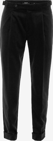 Antioch - regular Pantalón de pinzas en negro: frente
