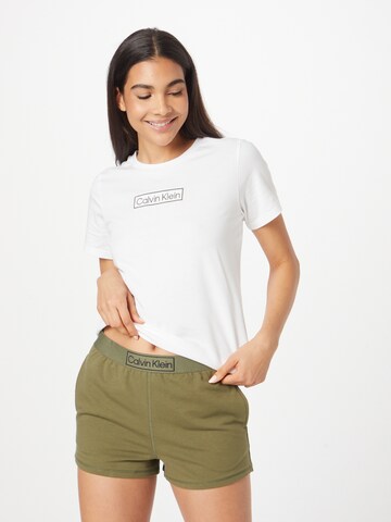 Calvin Klein Underwear Regular Korte pyjama in Groen: voorkant