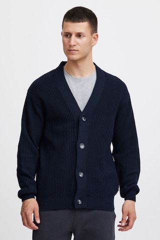 !Solid Knit Cardigan 'Gore' in Blue: front