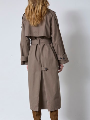 co'couture Between-seasons coat 'Ethan' in Brown