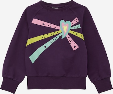 Sweat-shirt s.Oliver en violet : devant