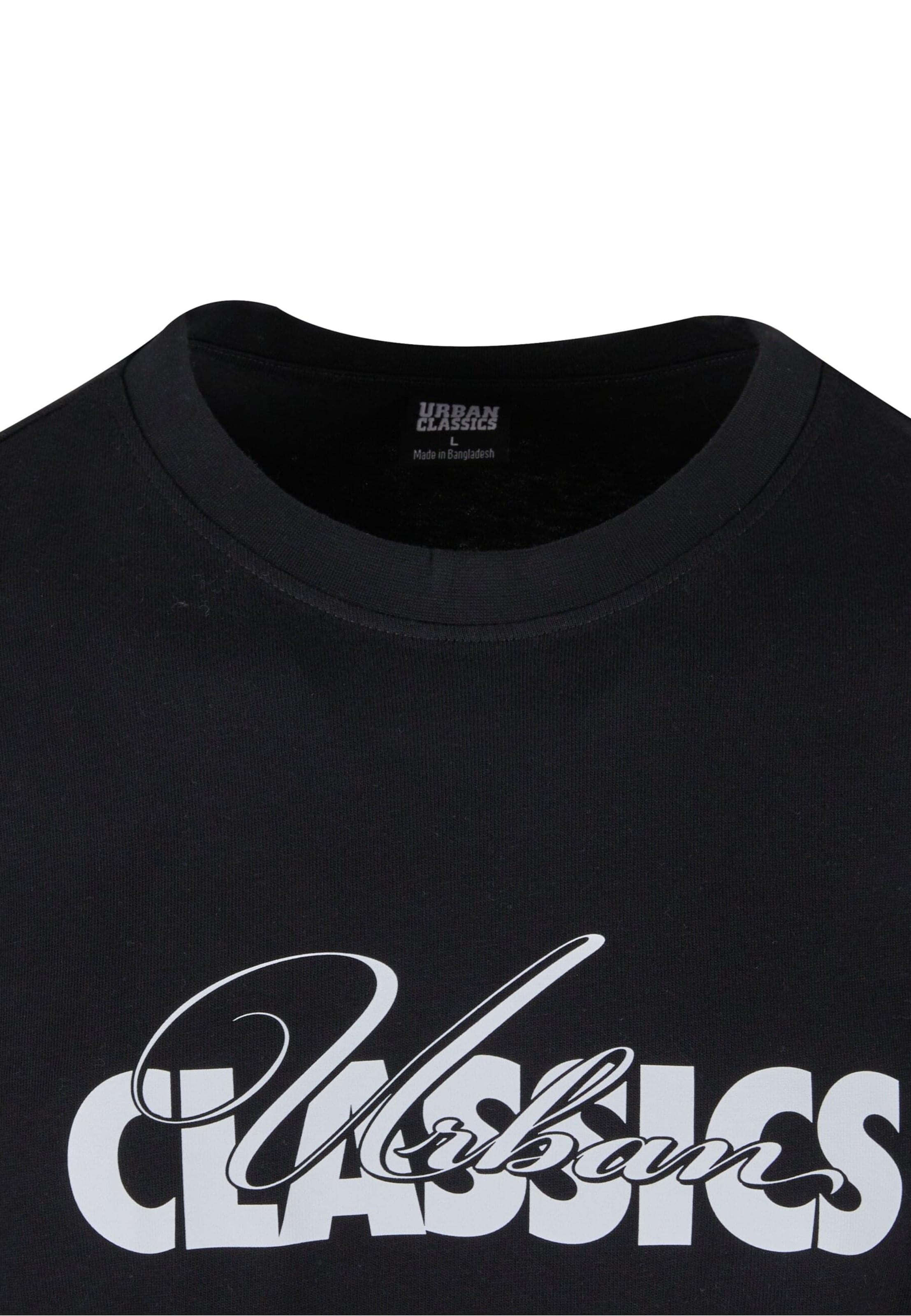 Urban Classics Tričko 'Cursive Bold' – černá