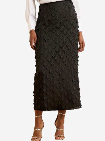 love & roses Skirt in Black: front