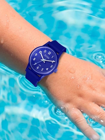 Tikkers Uhr‌‌‌ in Blau: Vorderseite