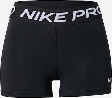 NIKE Skinny Sportsbukse 'Pro' i svart: forside