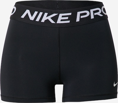 NIKE Pantalon de sport 'Pro' en noir / blanc, Vue avec produit