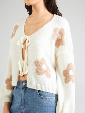 Hailys - Casaco de malha 'Am44elie' em branco