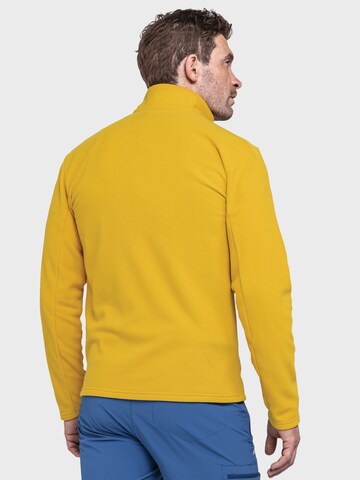 Schöffel Athletic fleece jacket ' Hiking Fleece Jk Style Qutang ' in Yellow