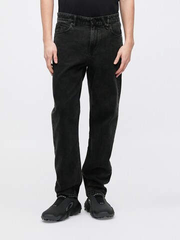Volcom Regular Jeans 'Fivedown' in Schwarz: Vorderseite