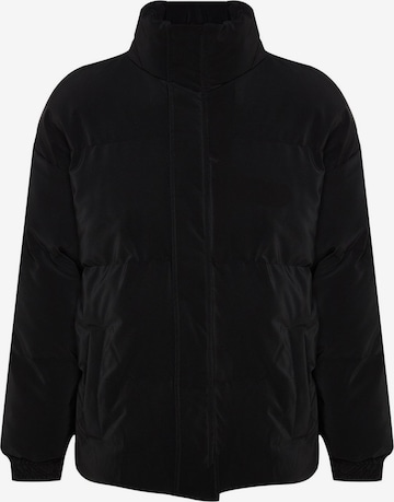 Veste mi-saison Trendyol en noir : devant