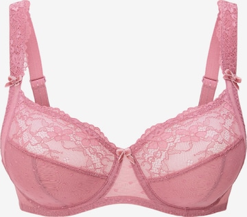 T-shirt Reggiseno di LingaDore in rosa: frontale
