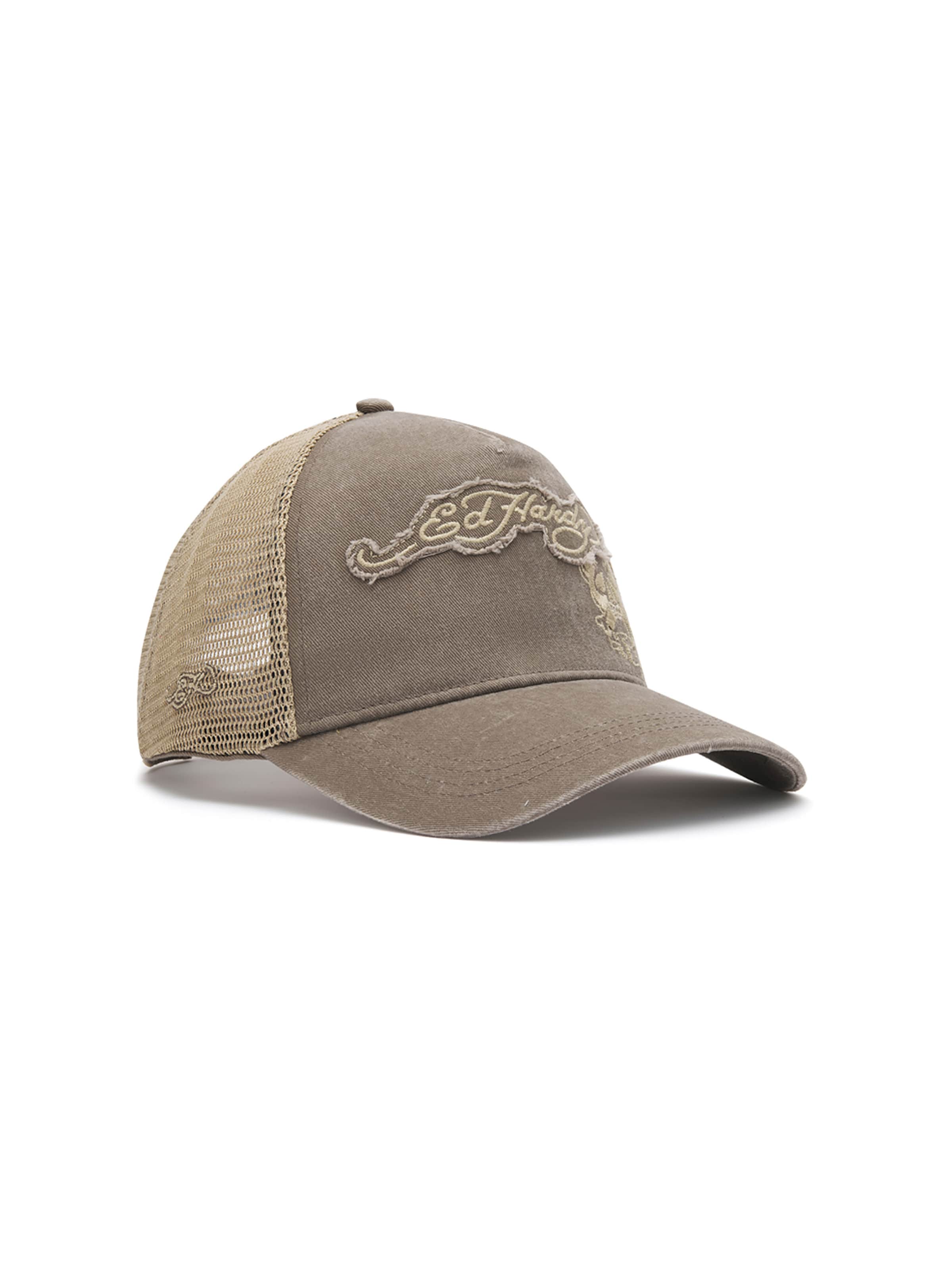 Cappello da baseball di Ed Hardy in beige