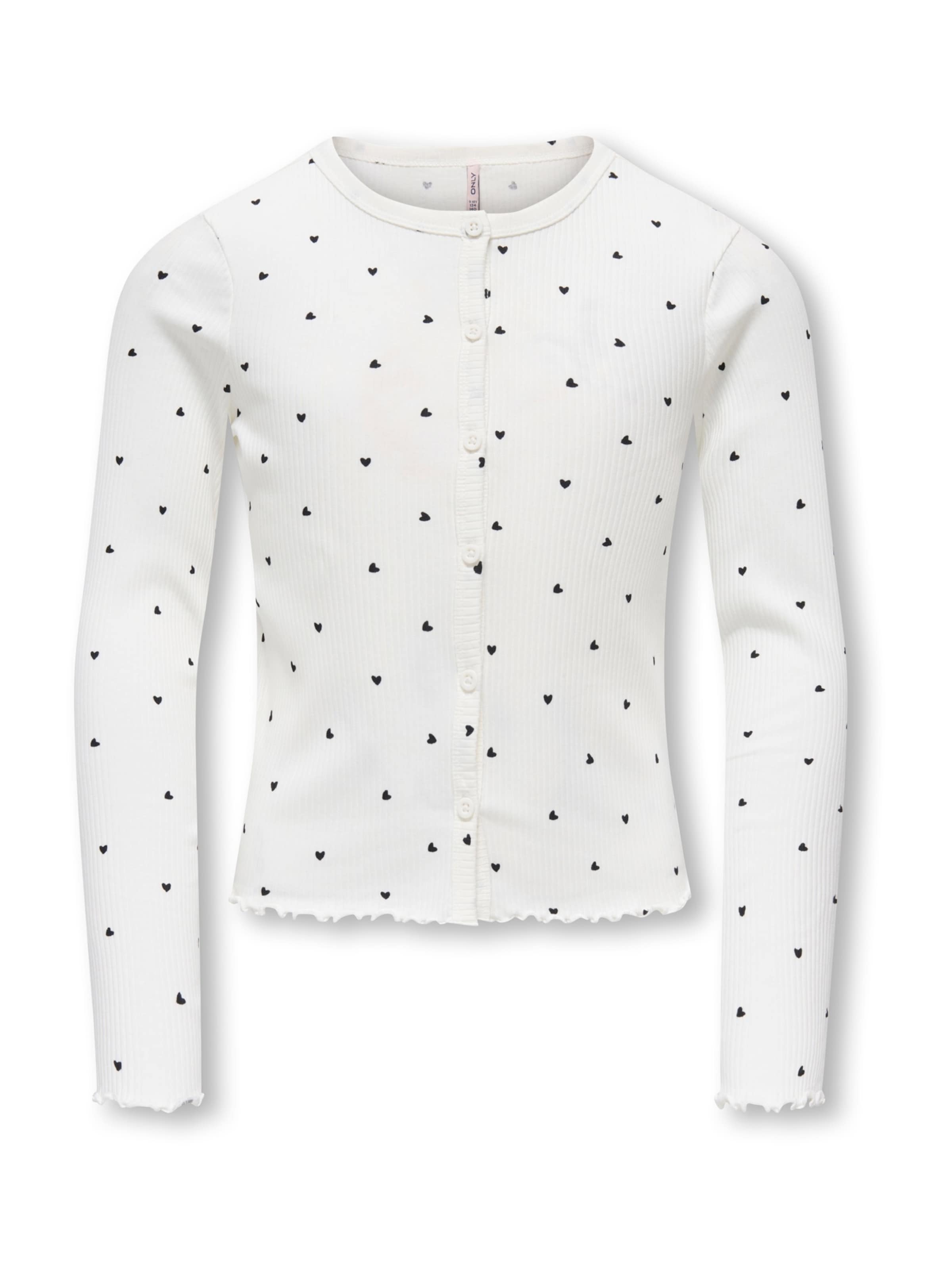 ONLY GIRLS Knit Cardigan 'KOGBELLA' in White: front