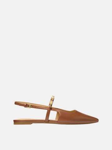 Michael Kors Balerinka z rzemykiem 'DINA FLEX SLING' w kolorze czarny