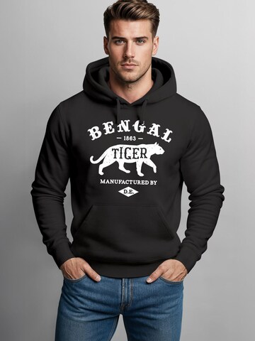 Neverless Sweatshirt 'Bengal Tiger' in Black: front