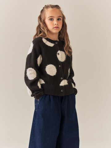 Next Gebreid vest in Bruin
