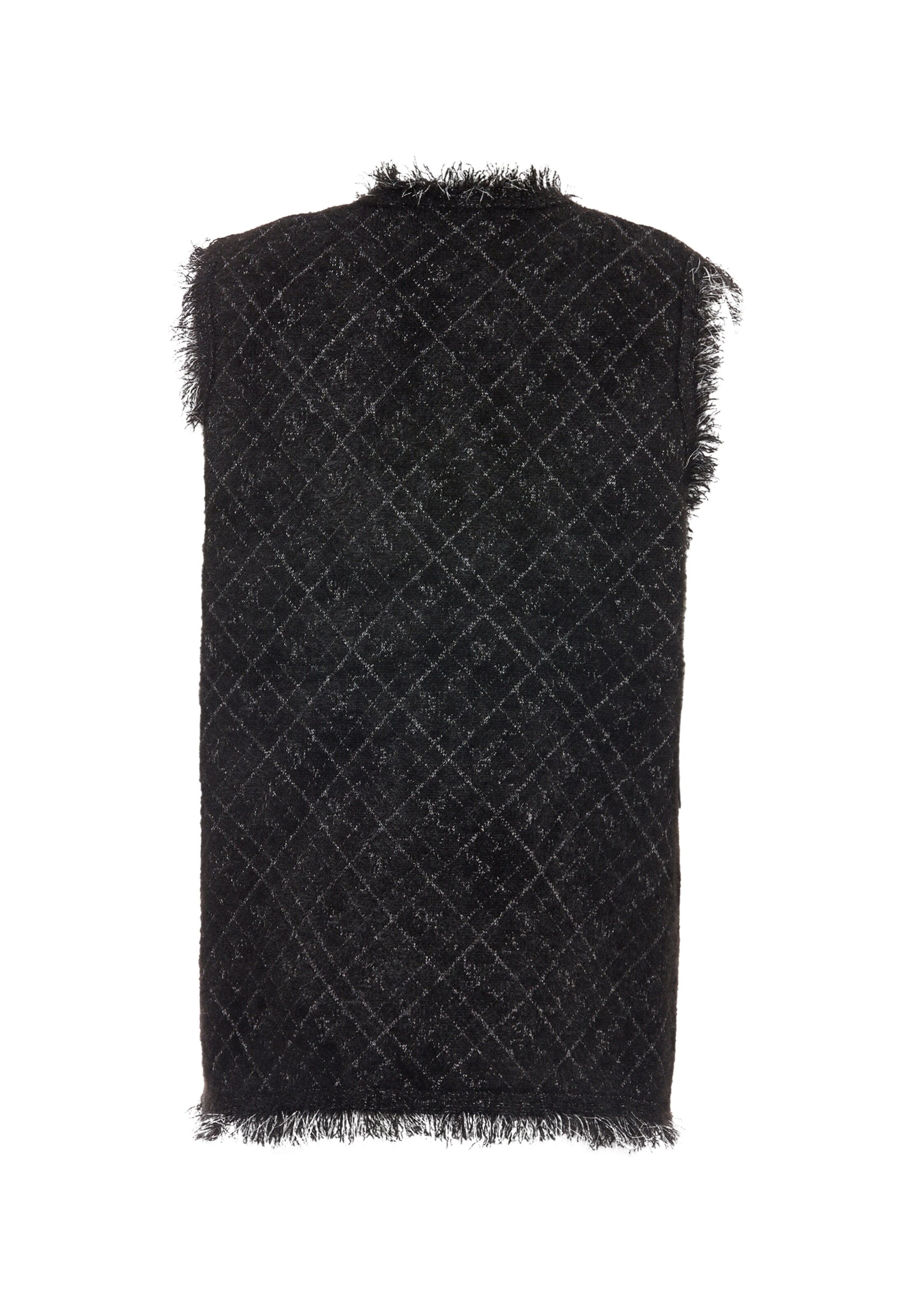 ZITHA Gebreide bodywarmer in Zwart