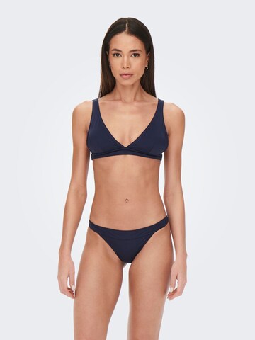 ONLY Triangel Bikini in Blauw