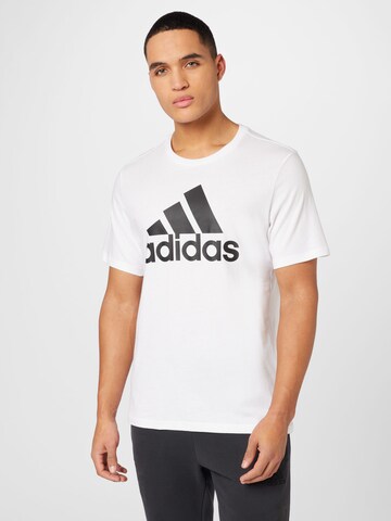 ADIDAS SPORTSWEAR Funktionsskjorte 'Essentials' i hvid: forside