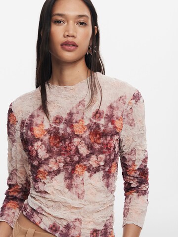 Desigual - Blusa em mistura de cores