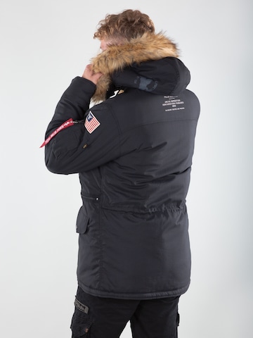 Parka d’hiver 'Polar' ALPHA INDUSTRIES en noir